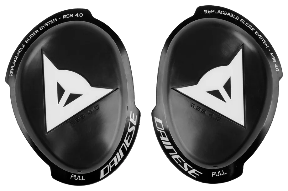 Dainese Knee Rss 4.0 Black White Diz Slider