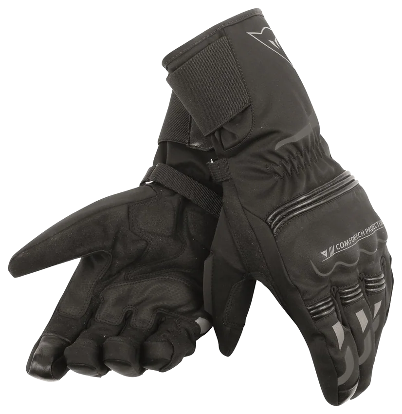 Dainese Tempest Unisex Black Black D-Dry Kadın Long Eldiven