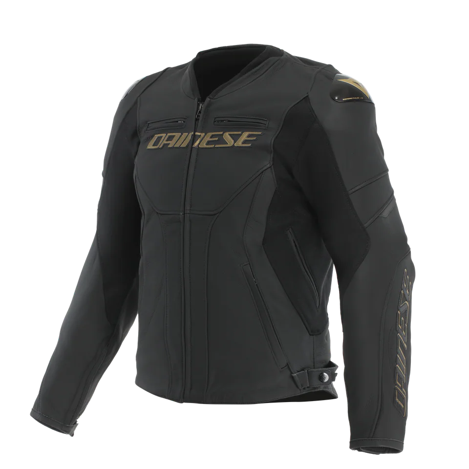 Dainese Racing 5 Black Gold Deri Mont görsel 3
