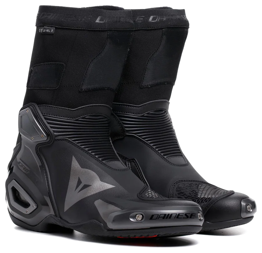 Dainese Axial 2 Black Deri Bot - Deri Ayakkabılar & Botlar